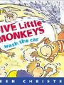 five little monkeys wash the car