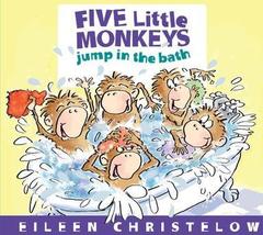 five little monkeys jump in the bath